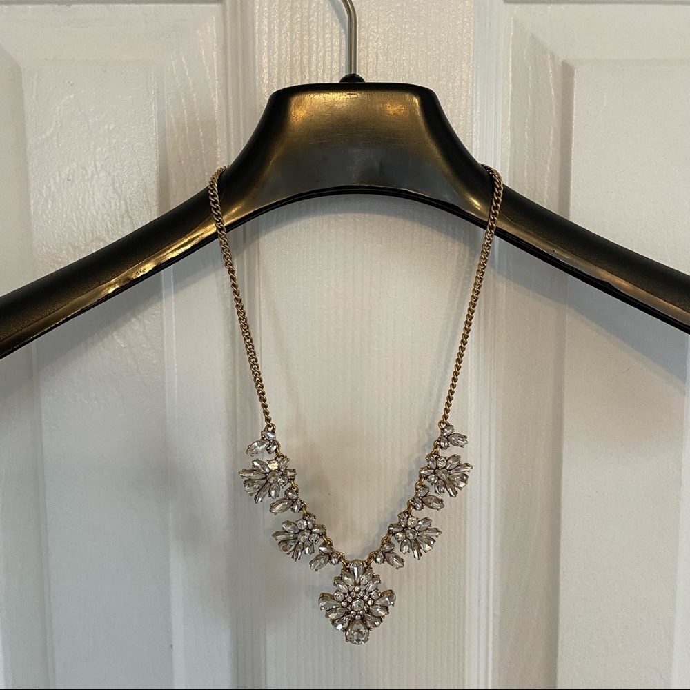 J. Crew Factory Rhinestone Statement Necklace